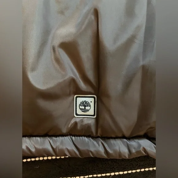 NWT. Timberland Dark Brown Puffer Coat. Sz L. - Picture 7 of 15